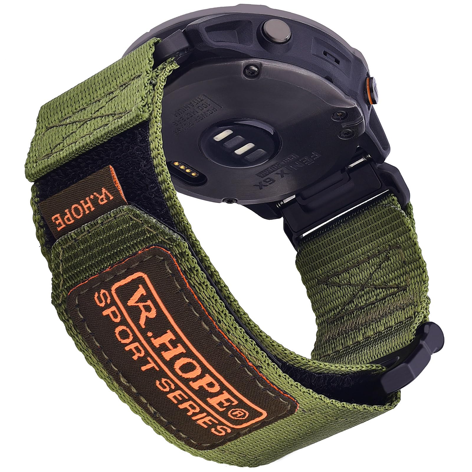 Watch Band Compatible with Garmin Fenix 7X/Fenix 6X/Fenix 6X Pro/Fenix 5X/Fenix 5X Plus/Fenix 3/Fenix 3 HR/Descent MK1/D2 Delta PX/D2 Charlie Nylon Sport for Men Garmin Watch Band 26mm