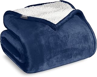 Sherpa fleece throw blanket