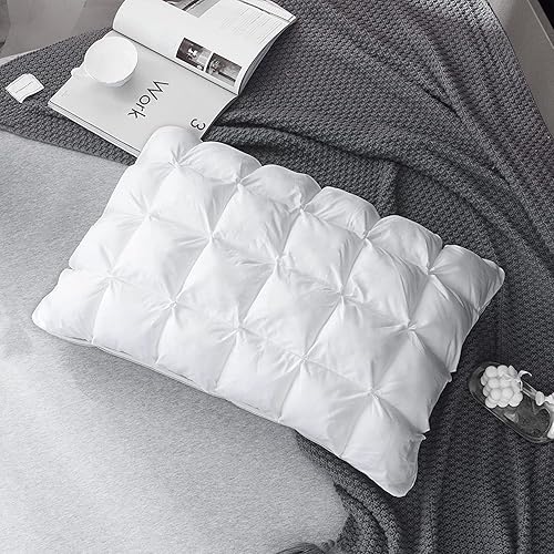 Miniatura 6 de YOUR MOON Edredón de lana ligero tamaño Queen blanco y almohada suave blanca tamaño estándar