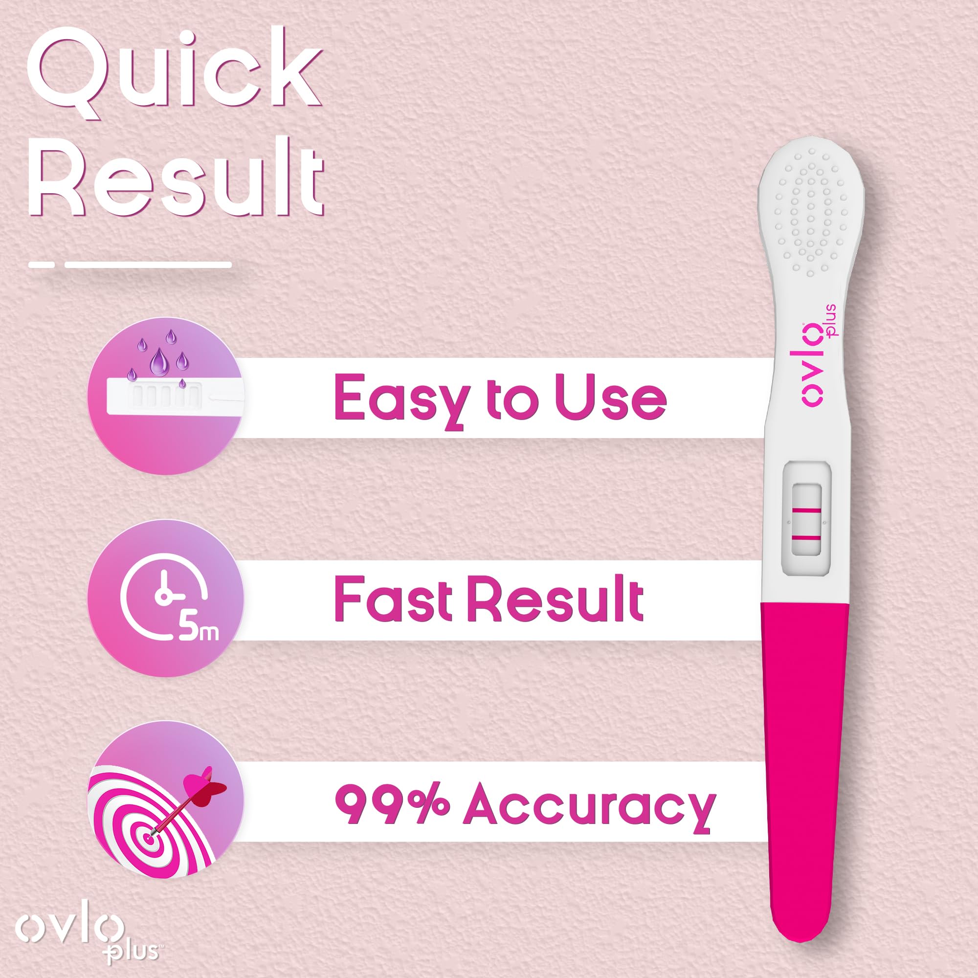 Ovlo Plus ® Pregnancy Test Kit Early Detect 25mlU - Pack of 3 Tests - Advanced Midstream Test | featured in Mimi 1
