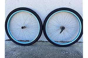 26 Inch Beach Cruiser Coaster Bike Wheelset with Rims in Vibrant Colors