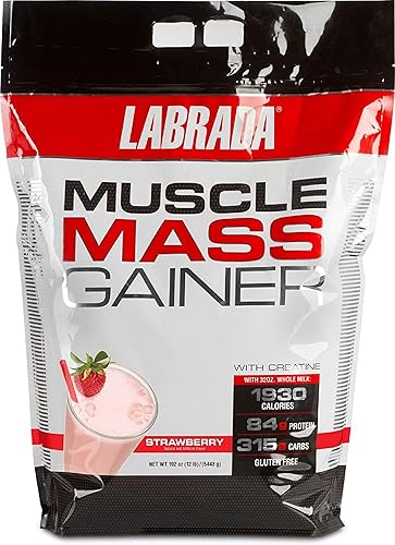 Miniatura 2 de Labrada Nutrition Muscle Mass Gainer, Chocolate, 12 Pound