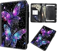 Vista 19 de Server Books for Waitress, Waiter Book Server Organizer with Zipper Pocket,PU Leather Waitress & Waitstaff Book Wallet with Card Slot Guest Check