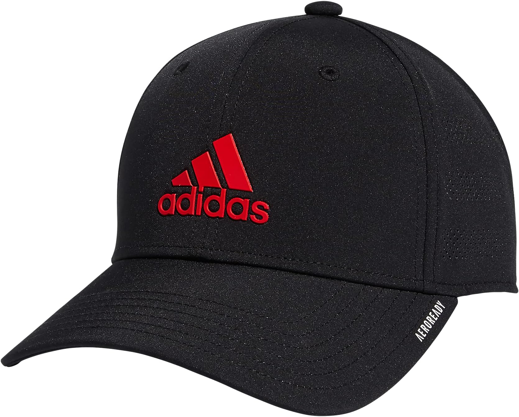 Black and red adidas hat Clearance
