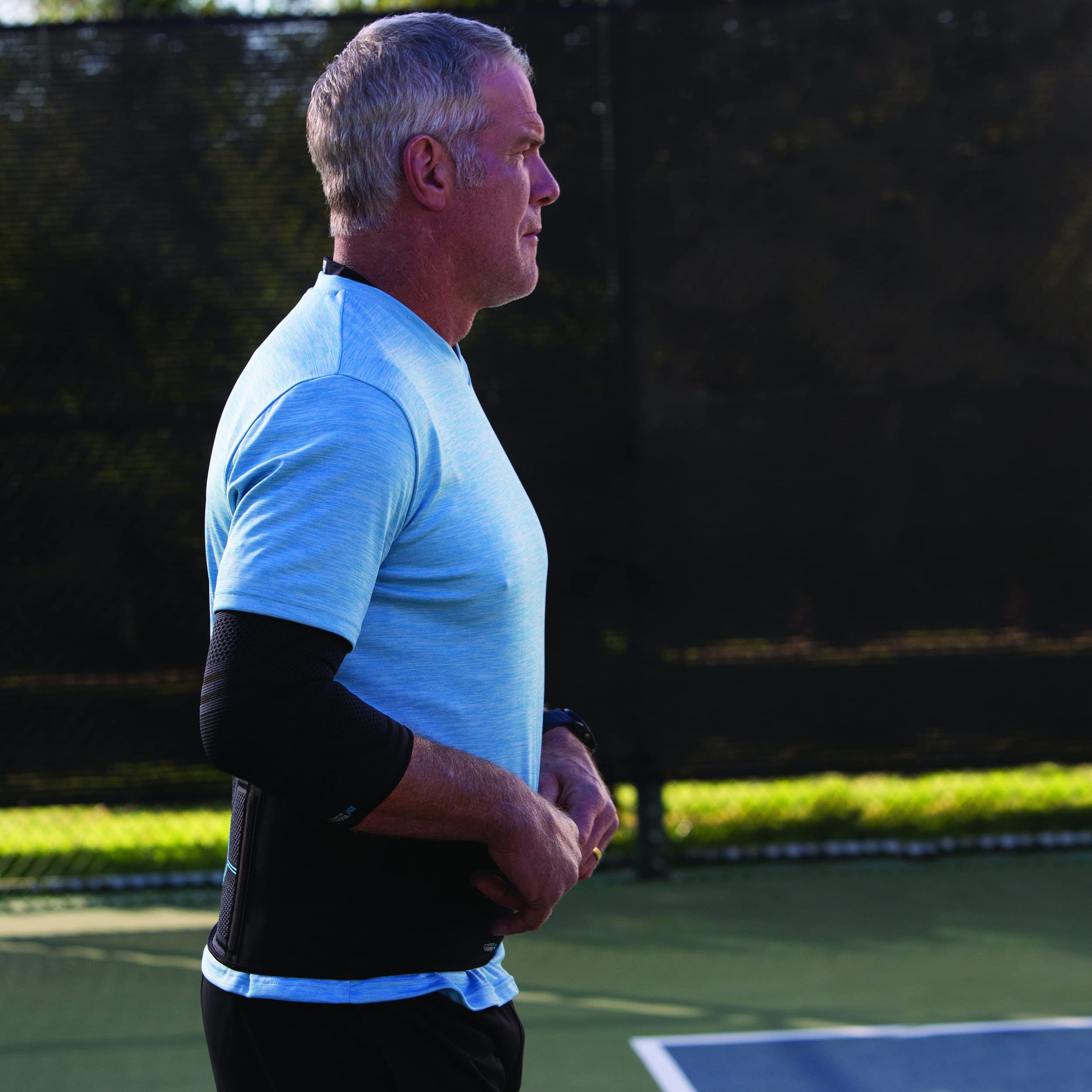 Copper Fit ICE Unisex Adjustable Compression Back Brace Infused with