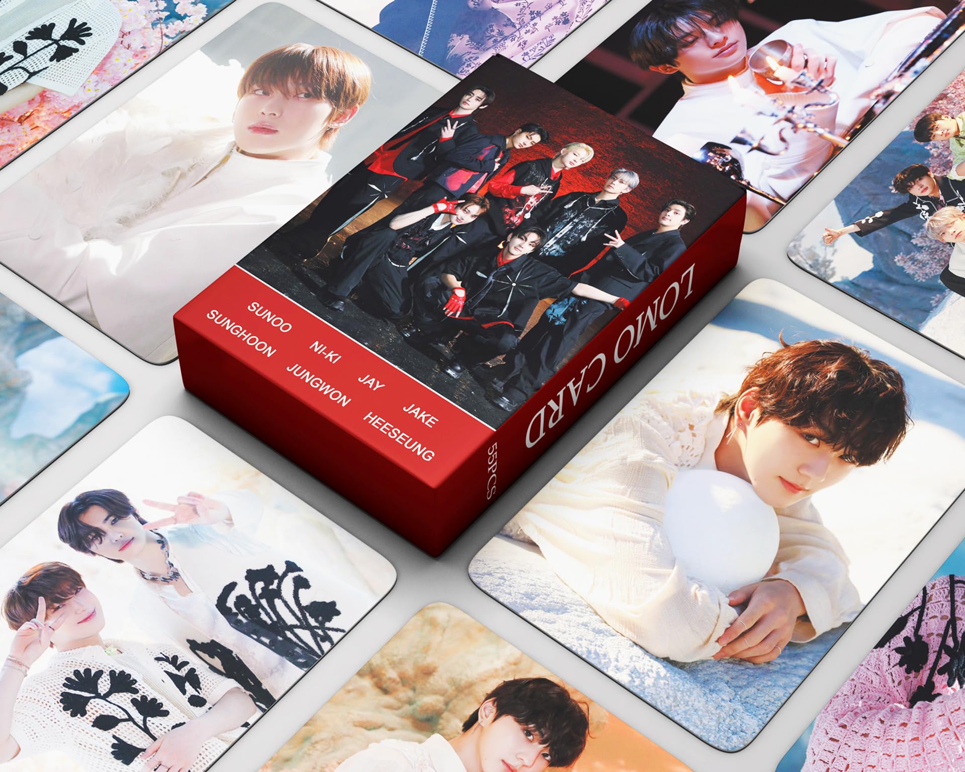 BTS IVE ENHYPEN トレカ Amazon.com: Funwaretech ENHYPEN Sacrifice(Eat Me Up) Photocards 55