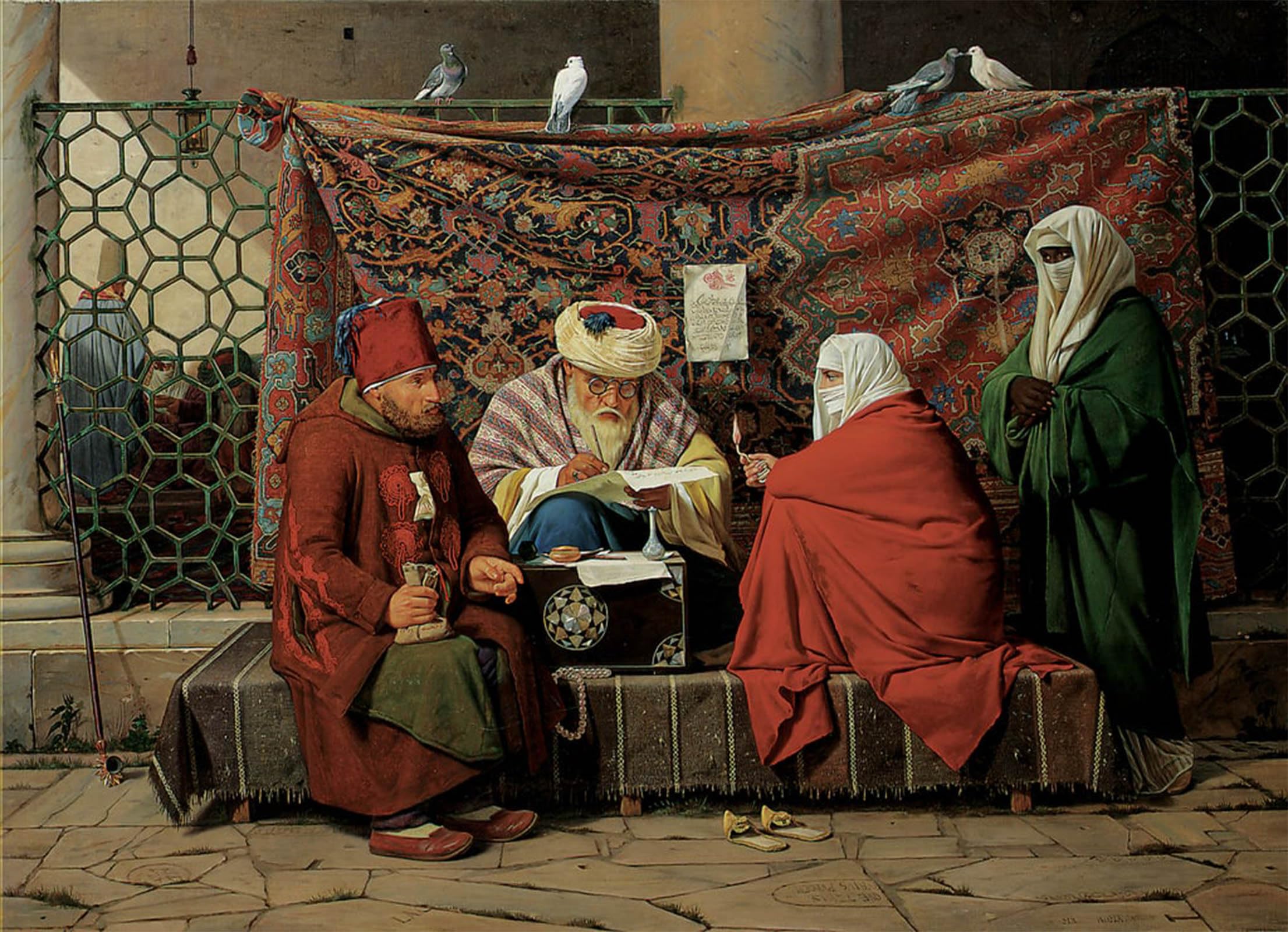 POSTERIIk Famous Print Pop Art Wall Art Graffiti a Turkish Notary Drawing Up a Marriage by Mrtinsus Ror Art Prints for Home Decor 60x90cm