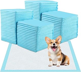 Zosenyer 100 Stück PIPI Matten für Hunde und Welpen, 60 × 60cm Trainingspads, Wickelunterlagen Baby Geeignet Pinkelmatte Training, Auslaufsicheres 6-Lagiges Design, Sehr Schnelle Absorption product image