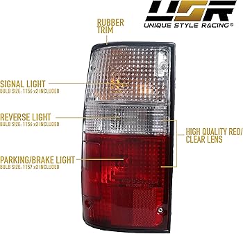 Amazon.com: USR 89-95 Pickup Tail Lights - Stock Replacement