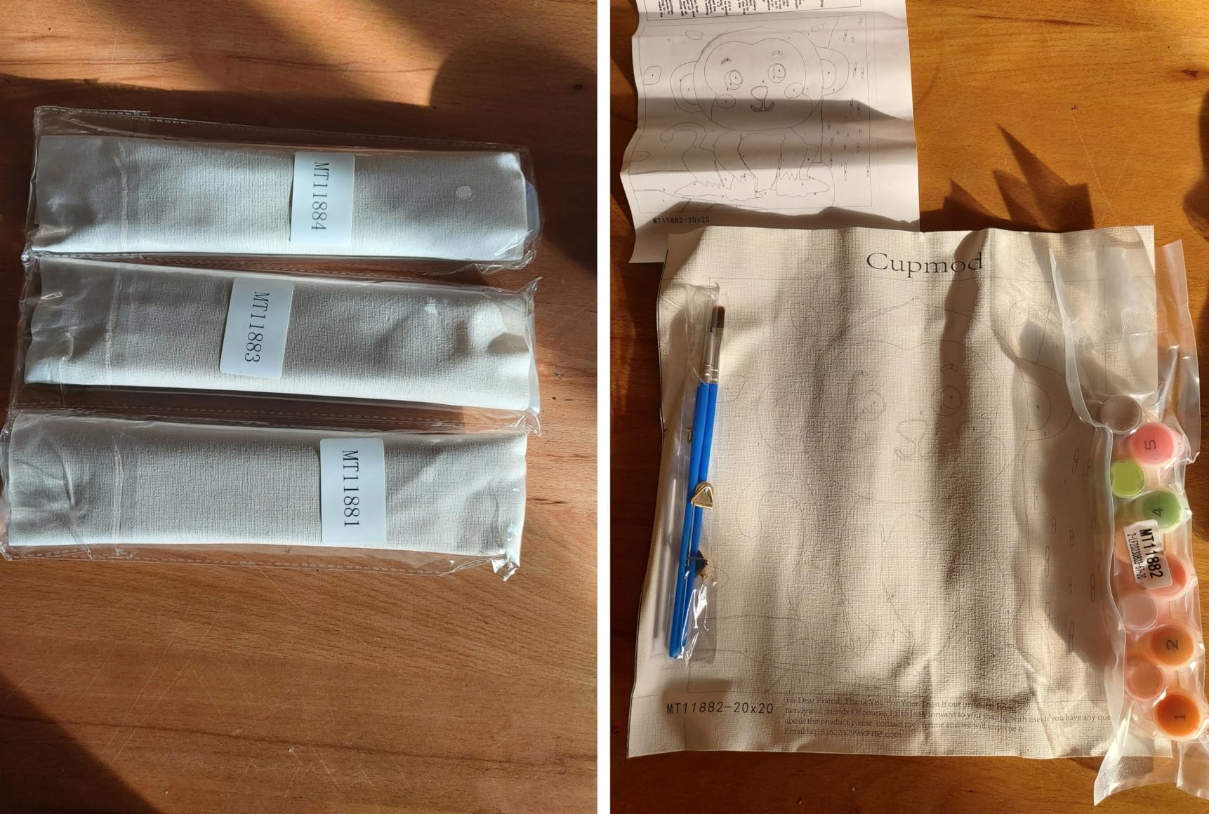 ZUUMGAR 6-teiliges Malen Nach Zahlen Set Für Erwachsene - DIY Leinwand-Bilder 20x30cm