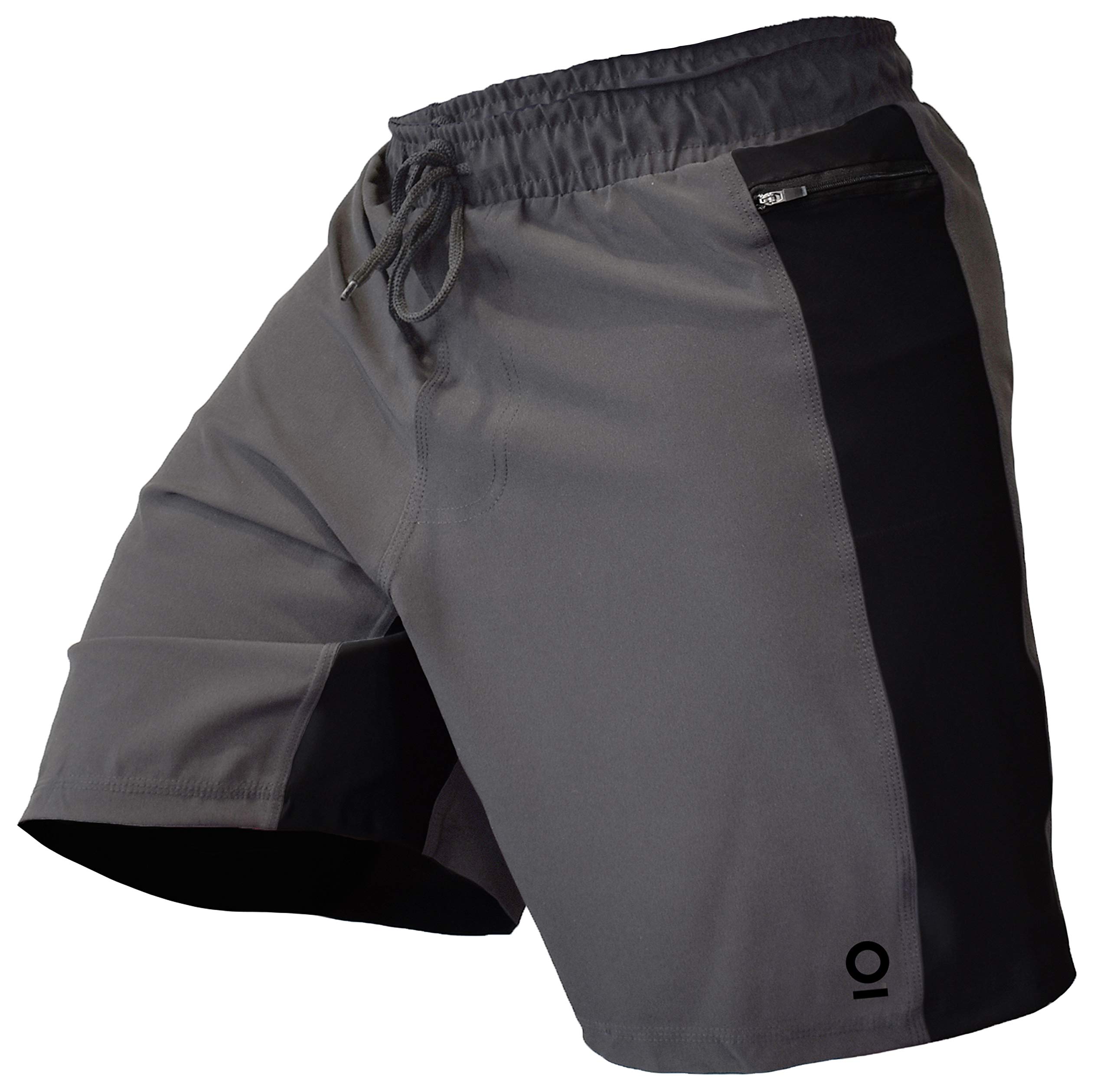 OPTIMAL HUMAN Men's WOD Workout Shorts - Best for Crossfit, Bodybuilding, Running, Athletic Gym Workouts, Active Perfomance