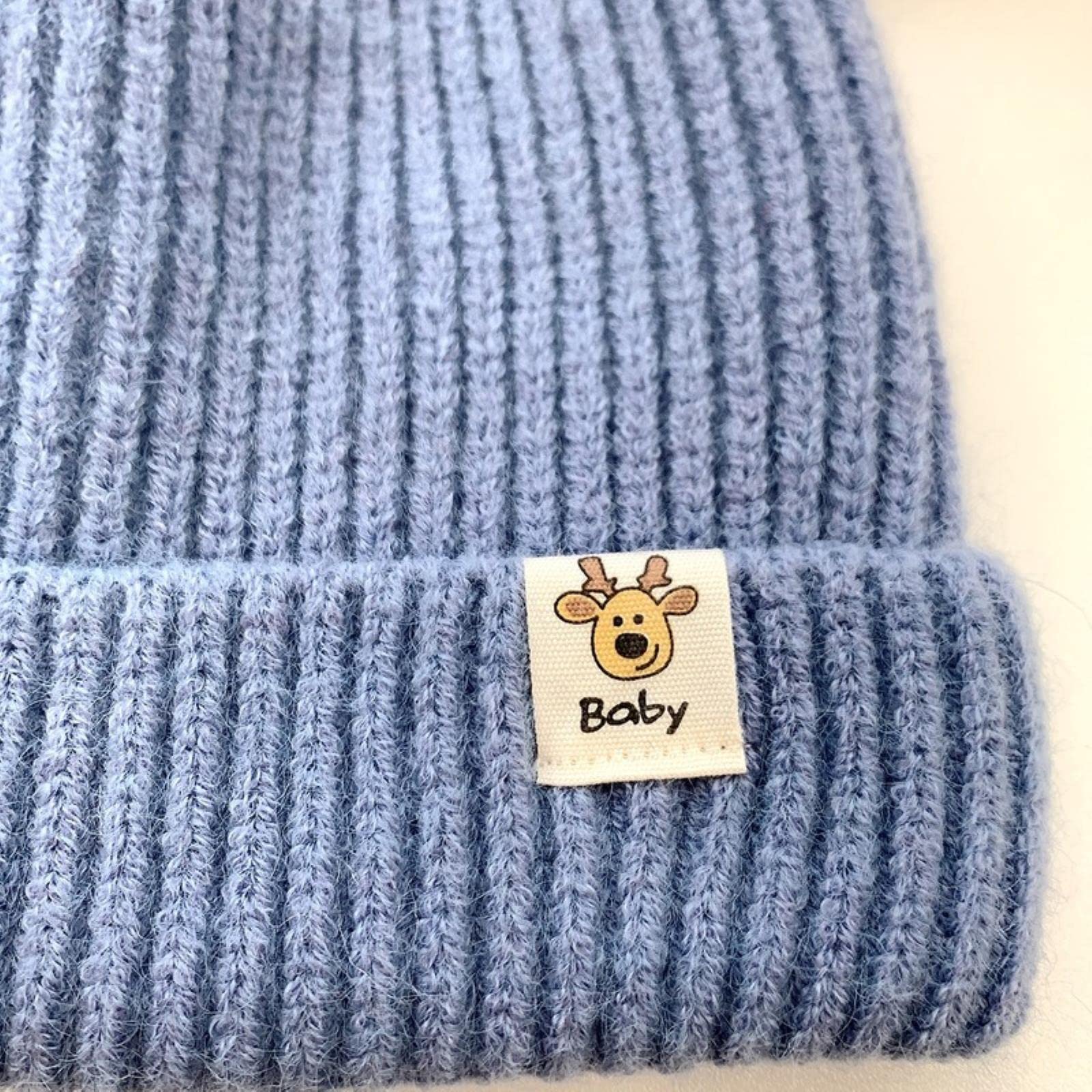 Lucky angel Lustige Cartoon Strickmützen Jungen Mädchen Babymützen Für Kinder Mode Lässige Warme Mütze