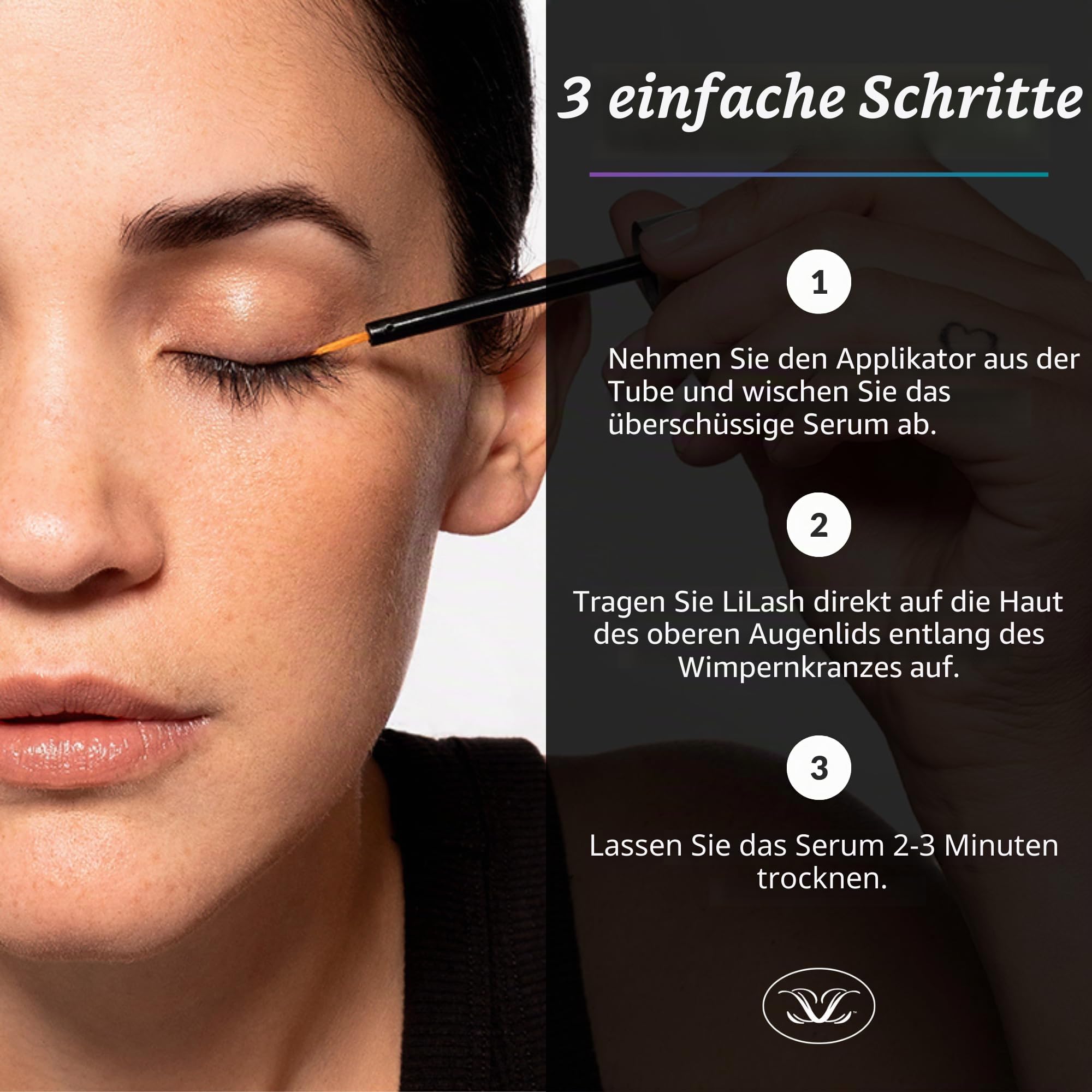 LiLash Purified Eyelash Physician-Formuliertes Serum XL für vollere & länger aussehende Wimpern | Natürlicher Wimpernverstärker Sicher für empfindliche Augen und Kontaktlinsenträger -(4 ml)