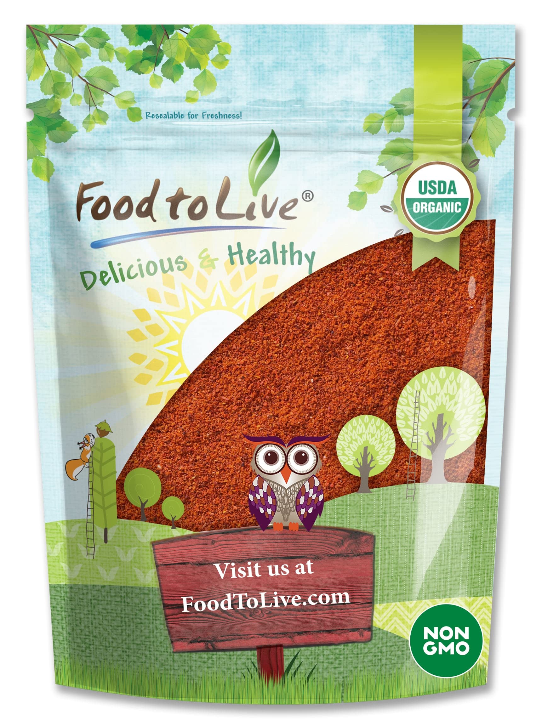 Food to Live Organic Tomato Powder with Sea Salt, 8 Ounces – Made from Non-GMO Sun-Dried Tomatoes. Vegan, Keto-Friendly. Non-Irradiated. Bulk Spice.