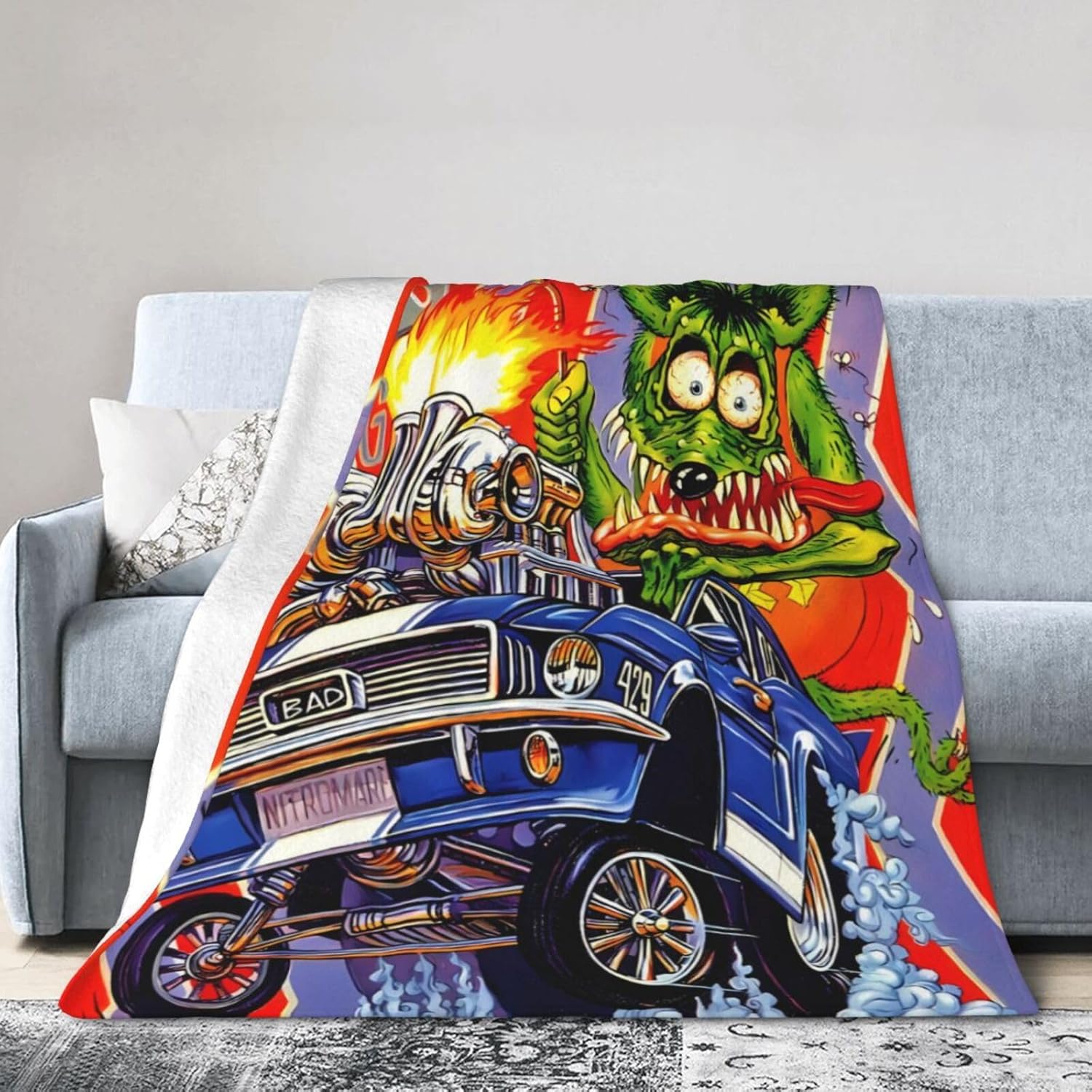 Rat Movie Fink Blanket Graphic Super Soft Flannel Fleece
