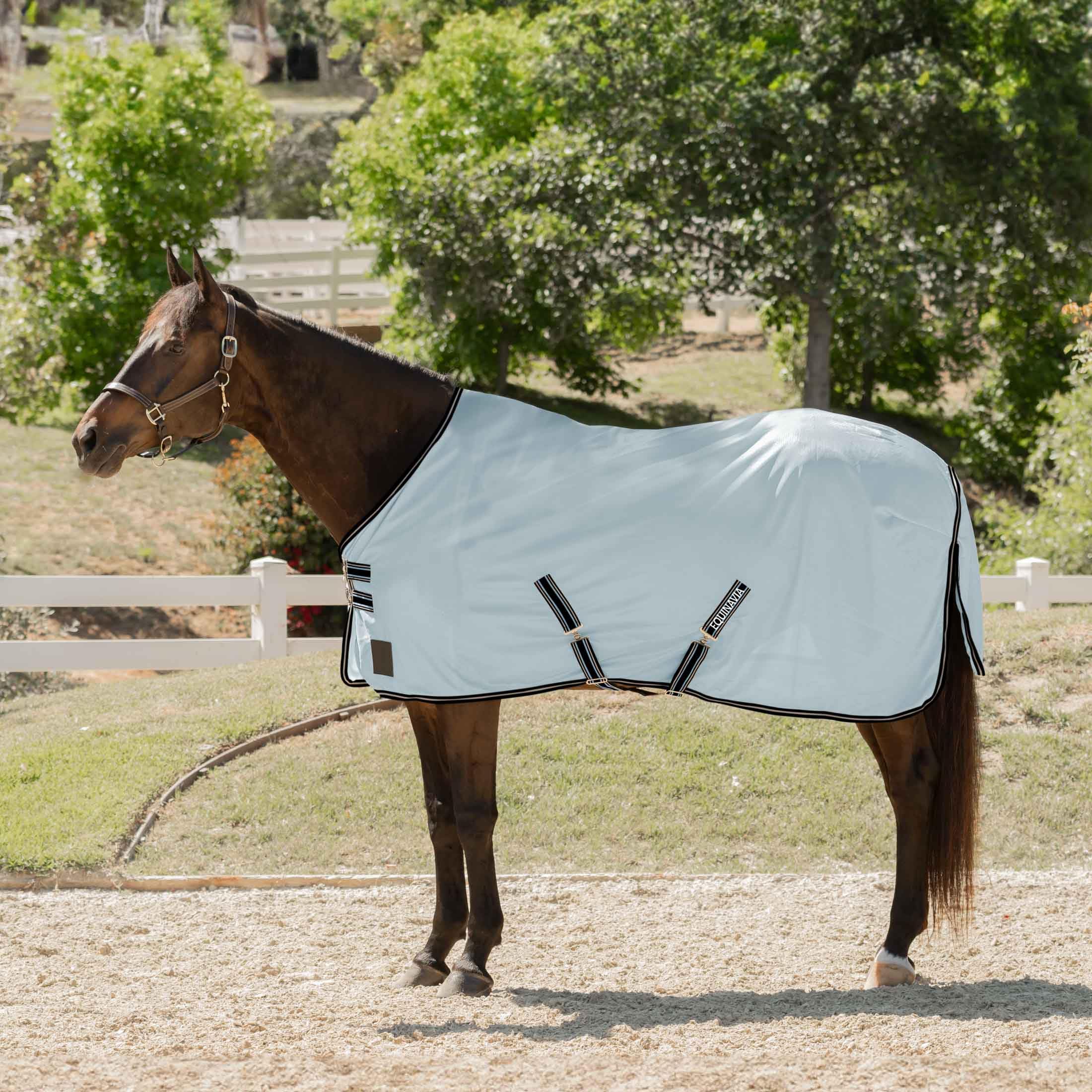 Equinavia Gard Fly Sheet | Durable Nylon Construction | Extended Coverage - Light Blue - 78 in