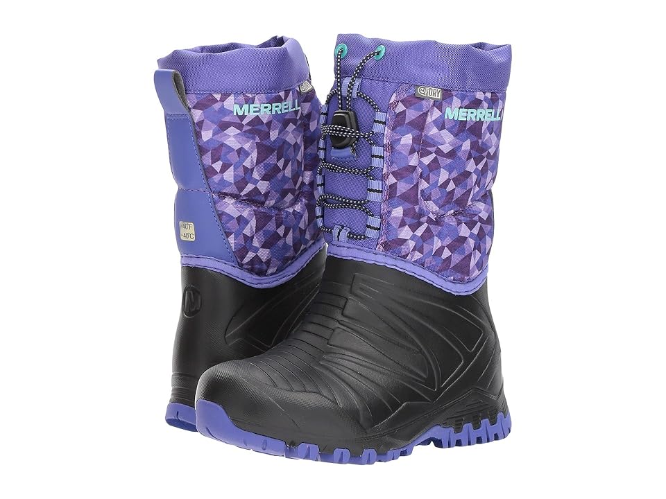 

Merrell Kids Snow Quest Lite Waterproof (Big Kid) (Black/Purple) Girls Shoes, Multi