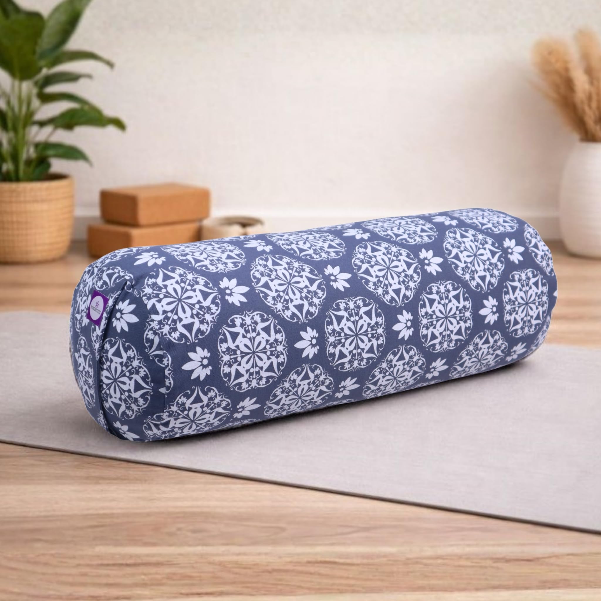 Yogikuti Yoga Bolster - Firm Support for Restorative Yoga -9