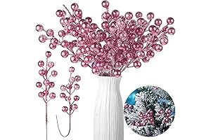 Censen Frosted Berry Picks for Christmas Tree Decoration