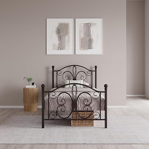 Miniatura 26 de DHP Bombay - Cama de metal Blanco,bronce