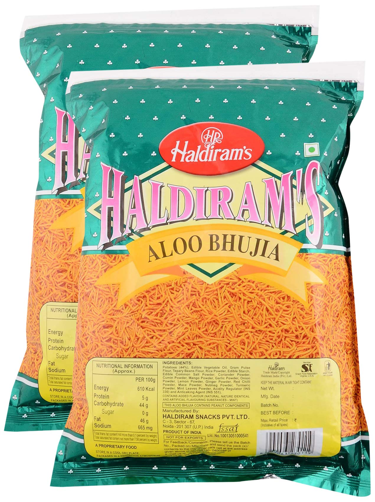 More Combo - Haldiram Namkeen - Aloo Bhujia, 200g (Pack of 2) Promo Pack (B07K8JX3WR) Amazon Price History, Amazon Price Tracker