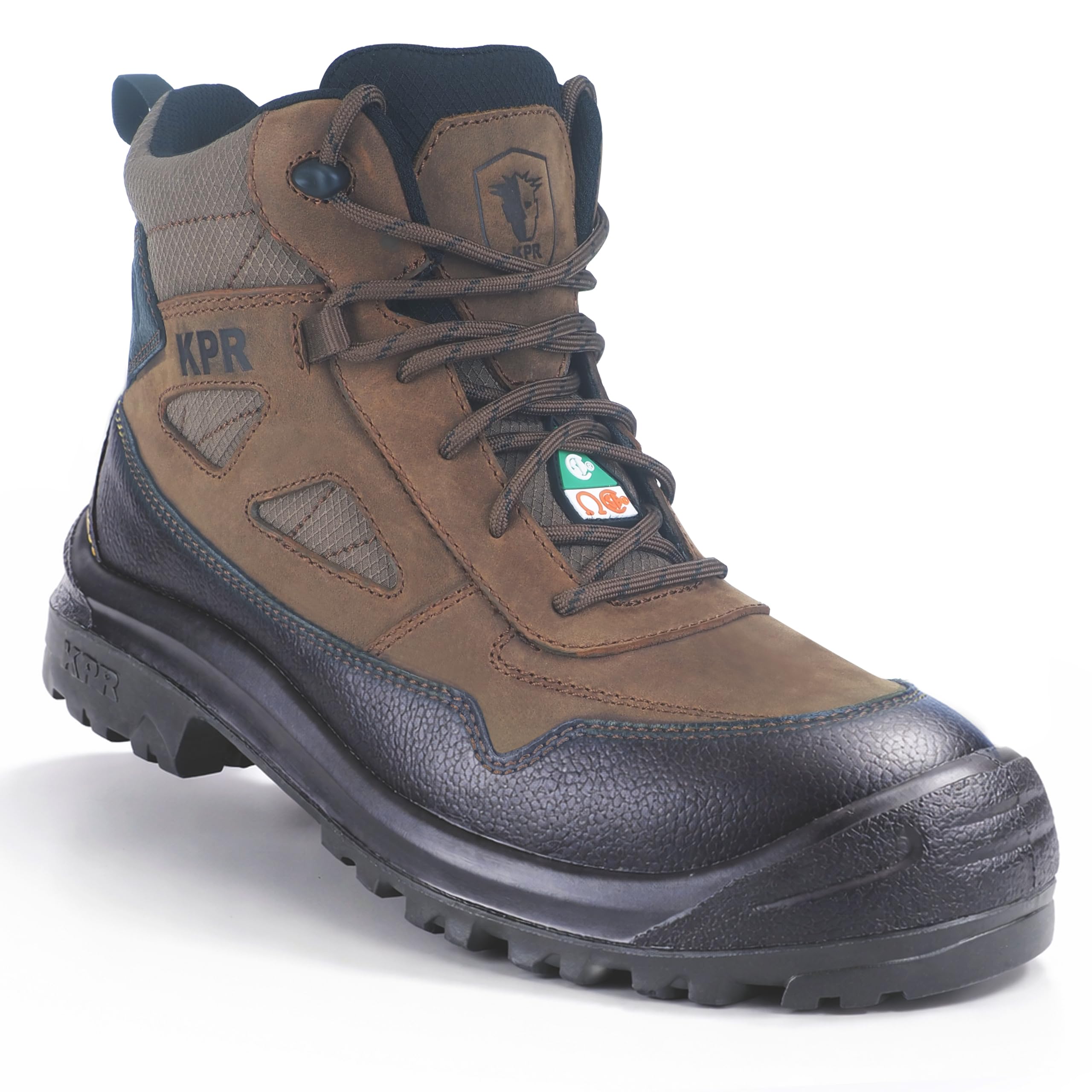 KPR Mens Work Composite Steel Toe Boots CSA Approved Waterproof Safety Shoes 6" - ESR Oil, Slip, Heat, Puncture Resistant - 2