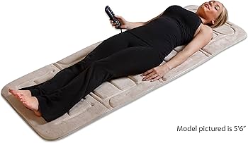 Amazon.com: Relaxzen 10-Motor Massage Standard Mat with Heat