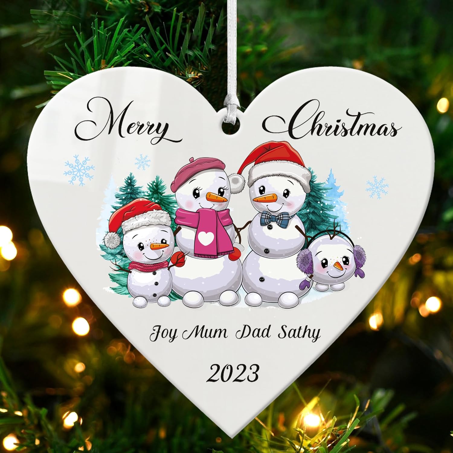 Personalised Christmas Tree Decorations Christmas Baubles Ornaments