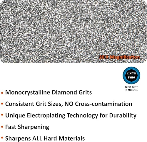 Miniatura 10 de SHARPAL 118N Profesional de cerámica que afila el palillo fino de afilar el cuchillo de cocina de acero de la barra afiladora, con el casquillo