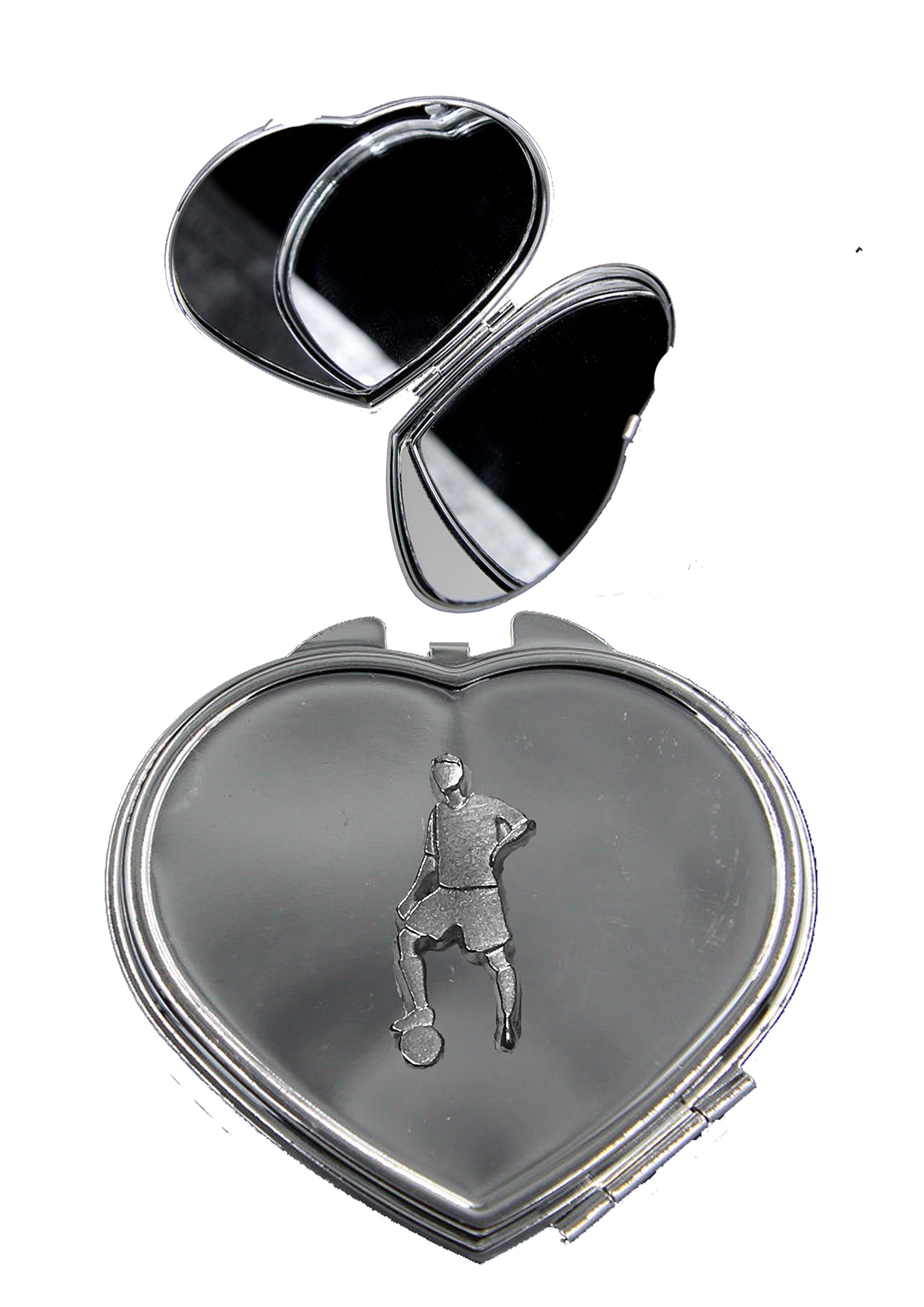 Miroir de poche footballeur Code GT3 en étain, le cadeau idéal pour passionnés