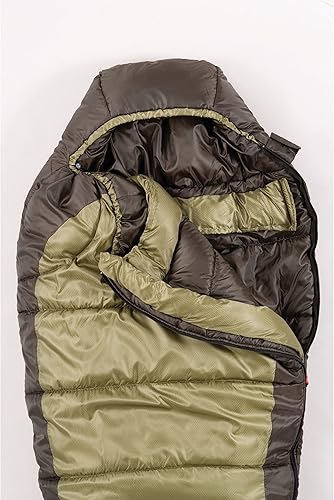 Miniatura 3 de Coleman Saco de dormir para mamá de 0 F para adultos grandes y altos  Saco de dormir para clima frío y 765353 Trailhead II estilo militar