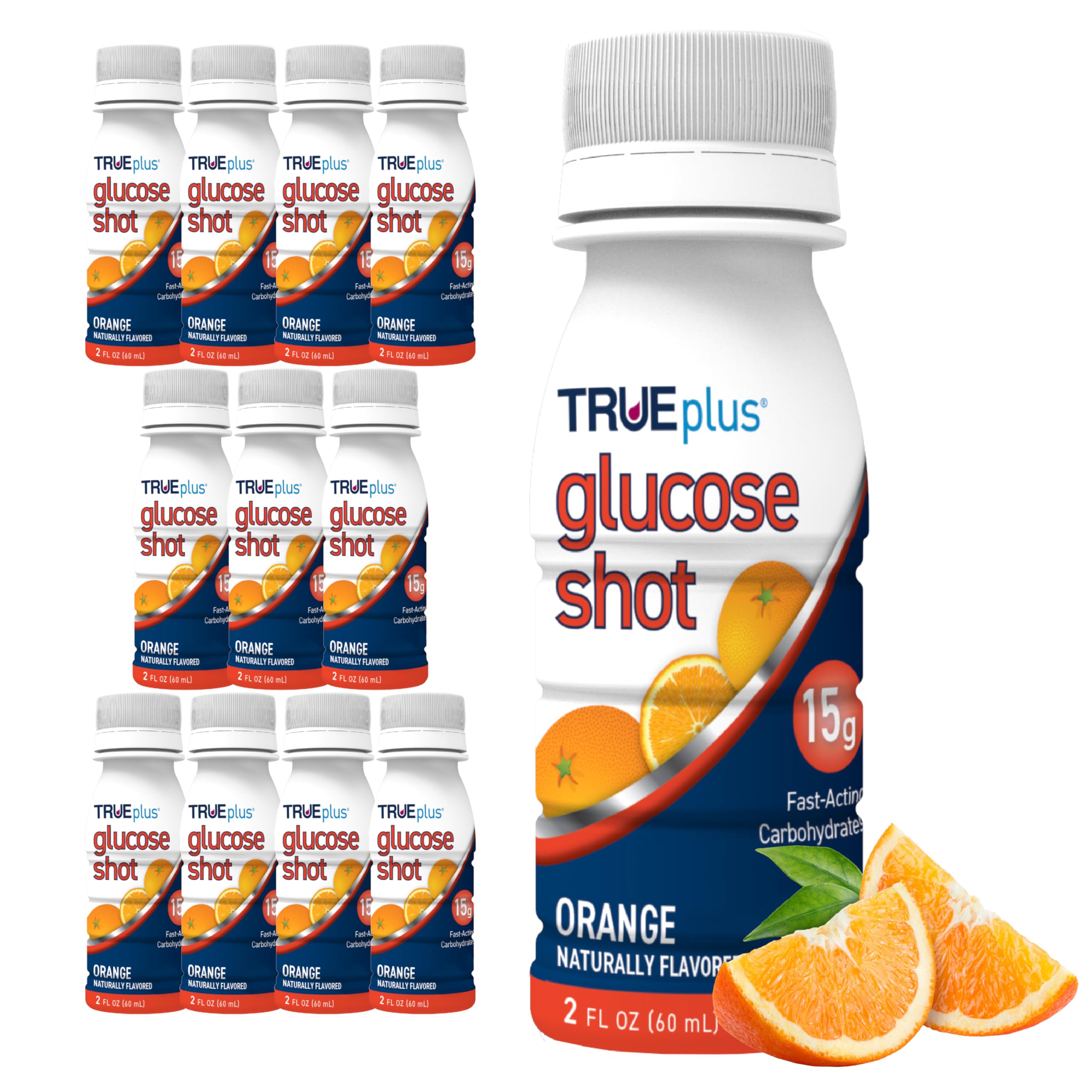 TRUEplus Glucose Shot Orange