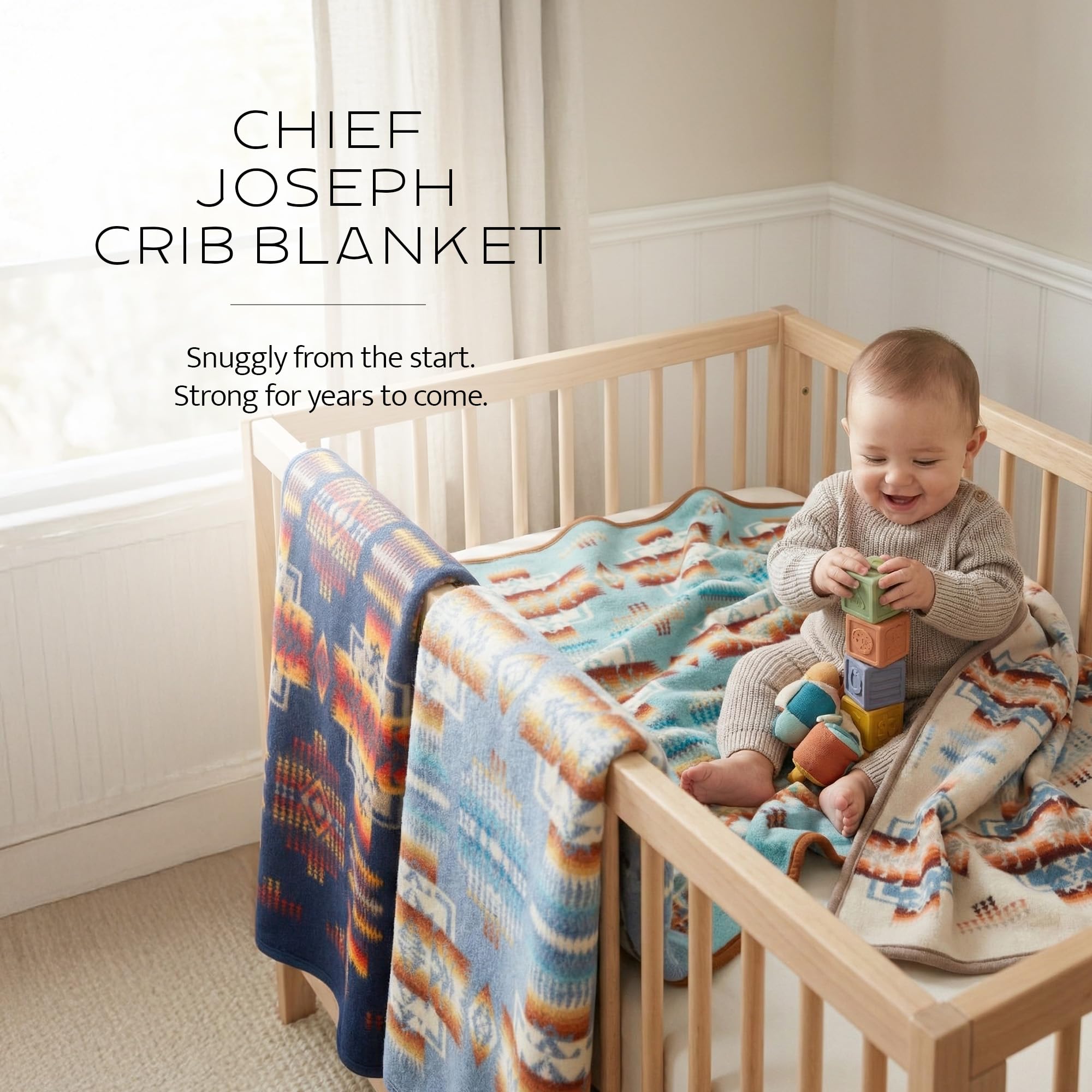 Amazon.com: Pendleton Chief Joseph Crib Blanket 32