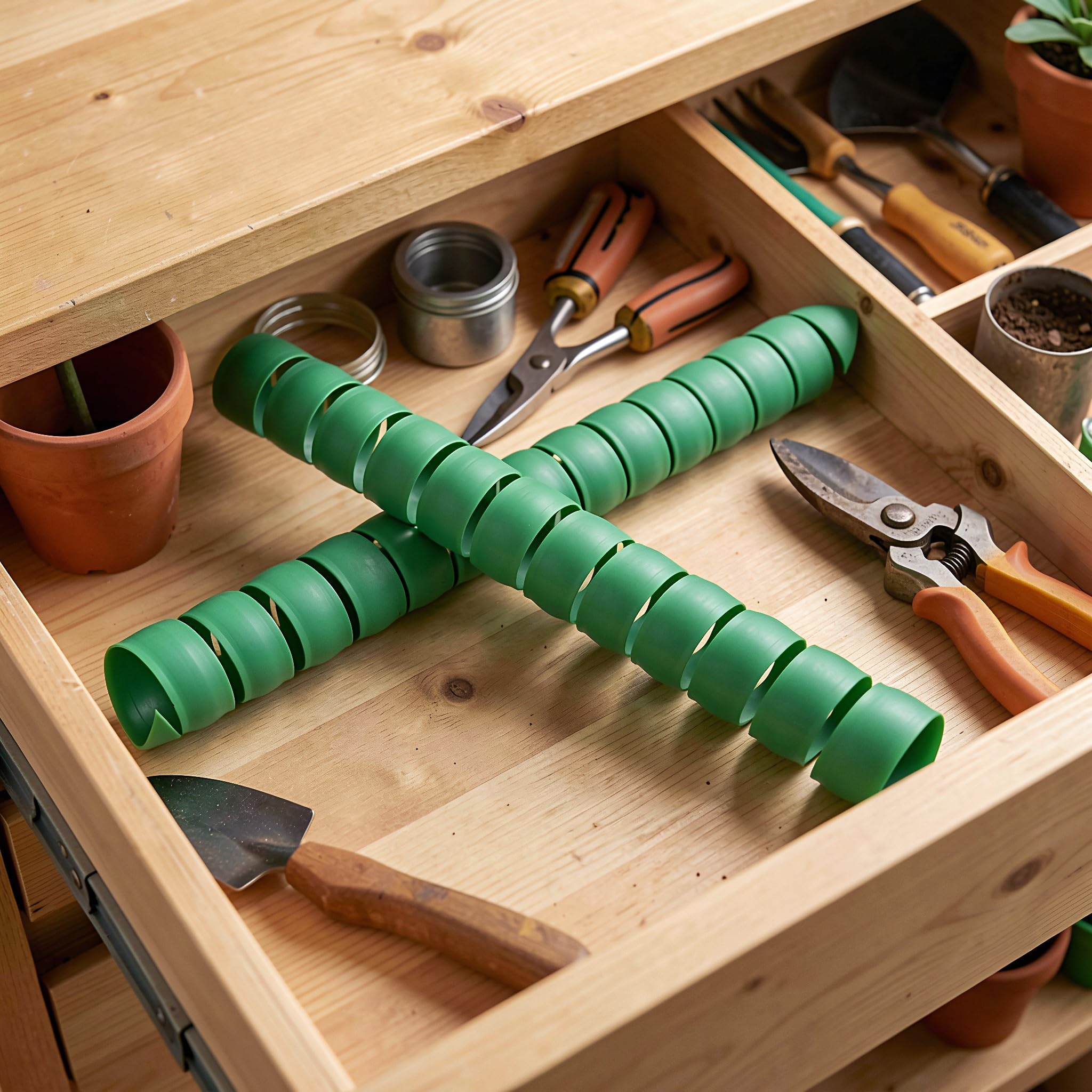 VICASKY 8 Stück 17-Zoll-Spiral-Baumstammschutzhüllen,
