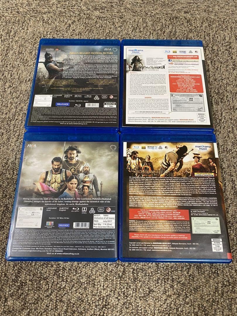 バーフバリ　1&2 バーフバリ1＆2 伝説誕生＆ 王の凱旋 Blu-ray｜Yahoo!フリマ（旧