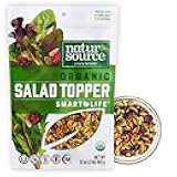 naturSource Organic Salad Topper - Salad Toppings, Salad Mix, Salad Toppers Seeds and Cranberries, Crunchy, Mixed Seeds for Salad, Oatmeal or Yogurt, Natural, Gluten Free, Organic - 32 Oz (2 Lb)