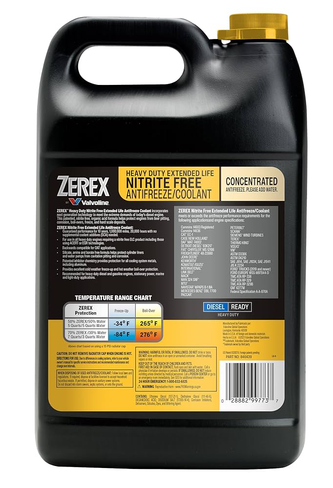 Amazon.com: Zerex HD Nitrite Free Extended Life Concentrate