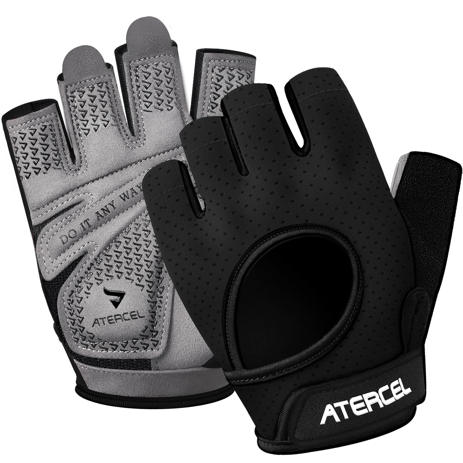 ATERCEL Fitness Handschuhe für Radfahren, Training, Fitness, Atmungsaktive Fahrradhandschuhe Herren und Damen