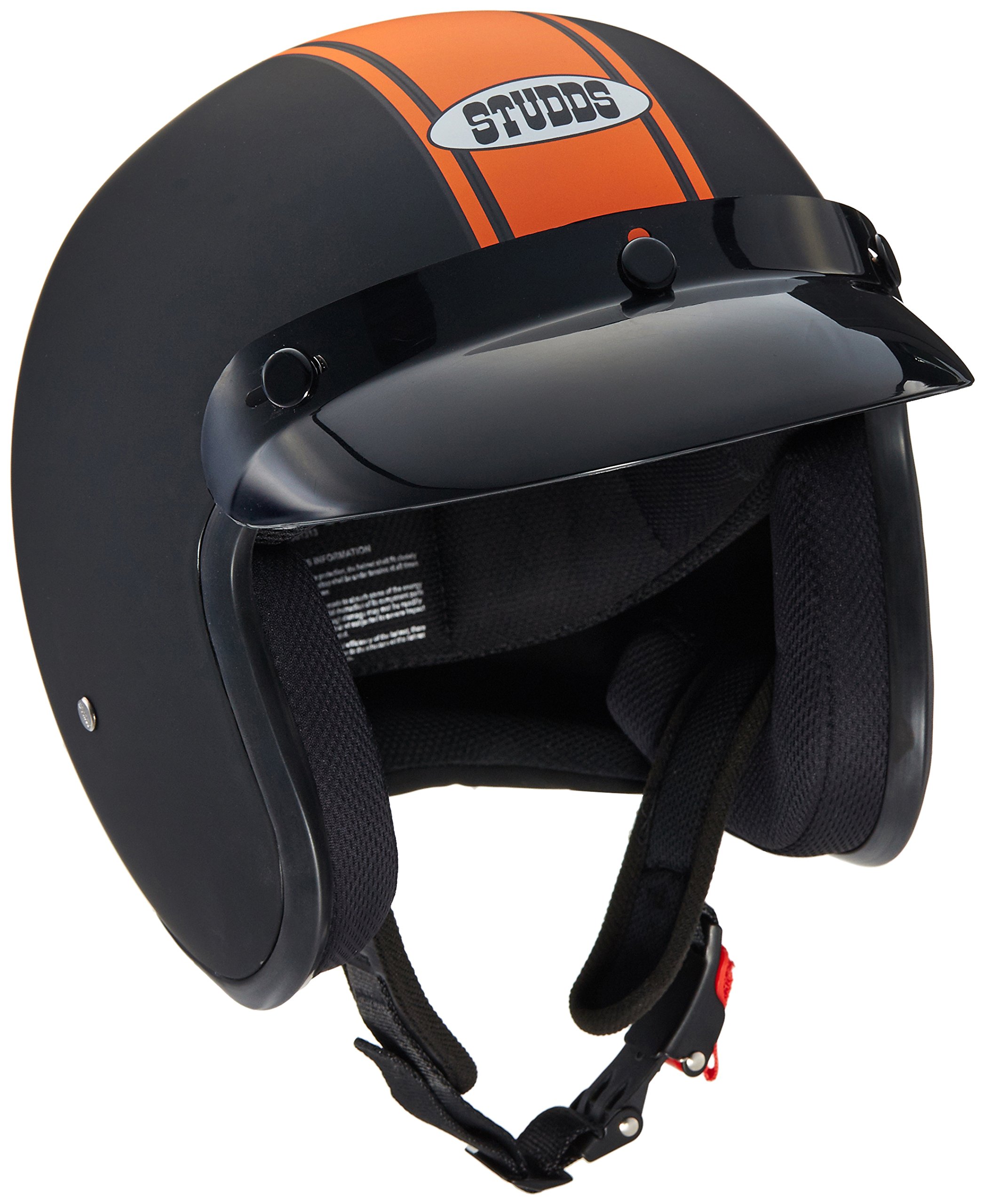 Studds JETSTAR Classic D3 Orange Strip 