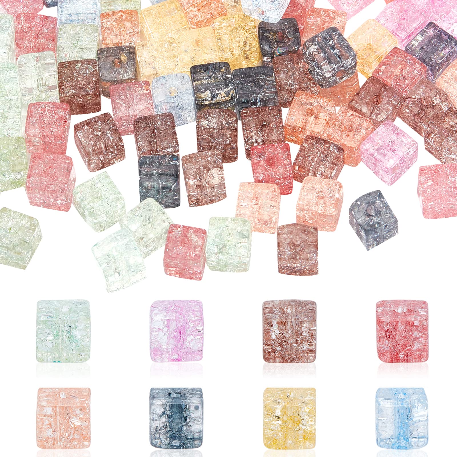 PandaHall 5-8mm Chip Edelsteen Kralen 15 Kleuren Natuurlijke & Synthetische Onregelmatige Edelsteen Kralen Set Voor Diy Sieraden Maken