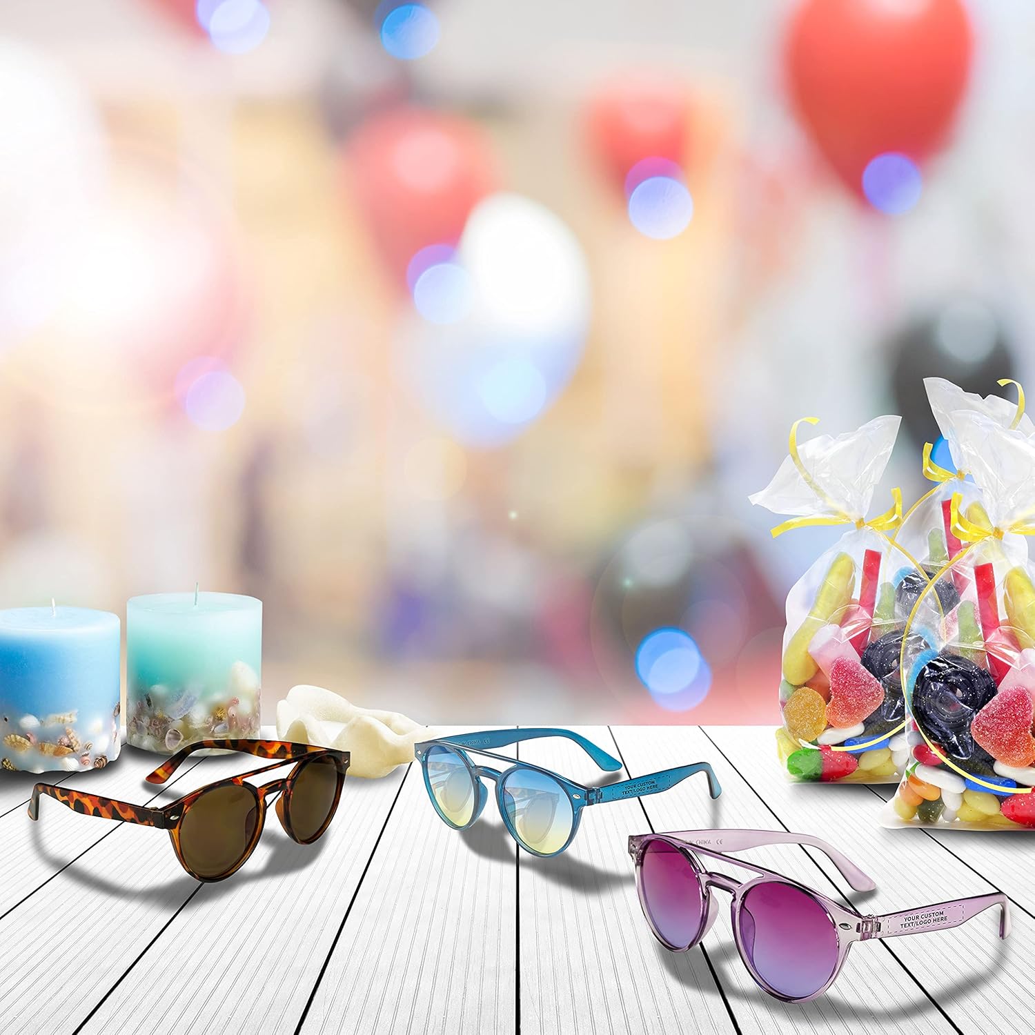 DISCOUNT PROMOS Cosmic Stellar Round Sunglasses