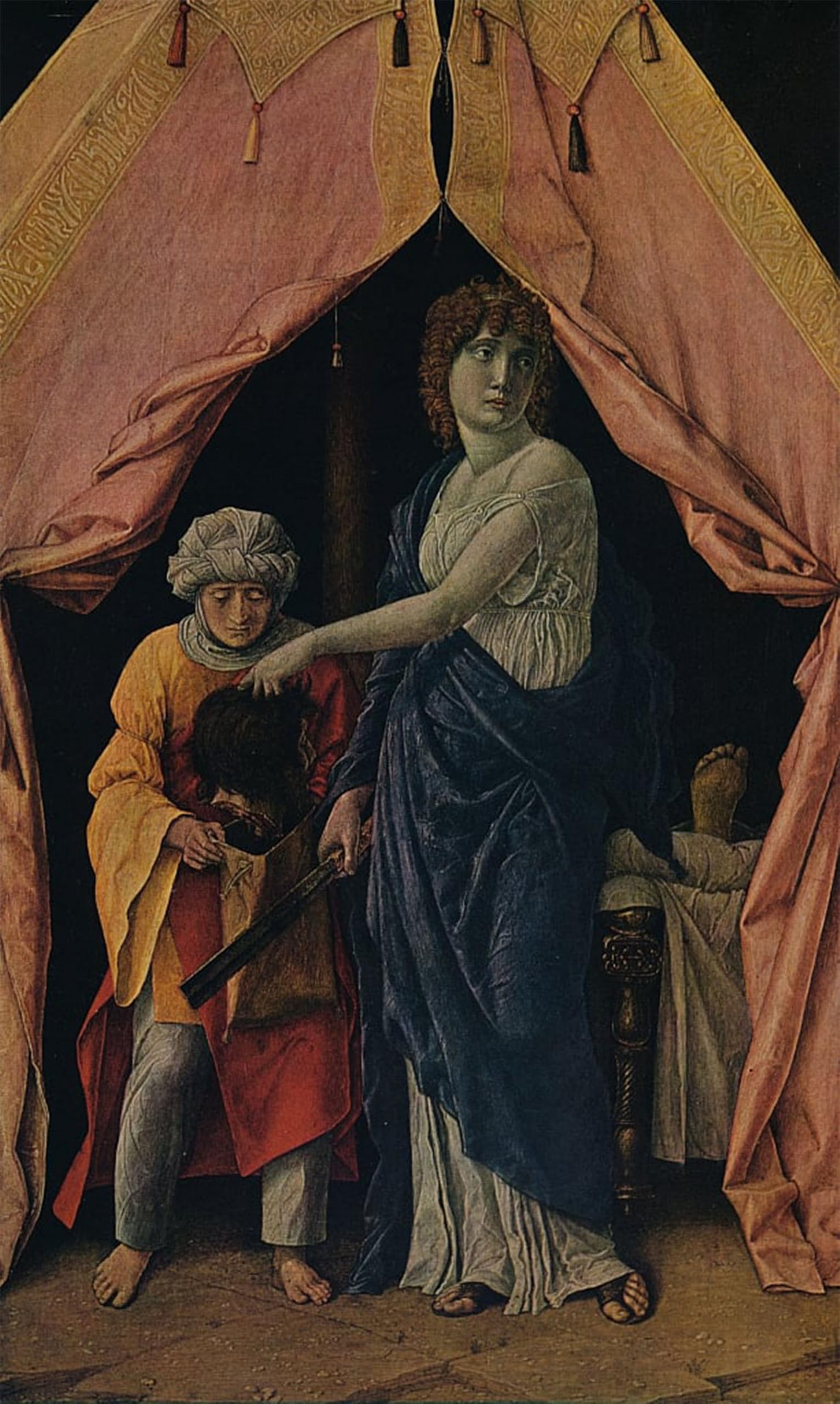 SERENDIPITP Vintage Picture Print on Canvas Wall Art Poster Judith with the Head of Holofernes by Andrea Mantegna Artwork Print Poster for Wall Decor 60x90cm