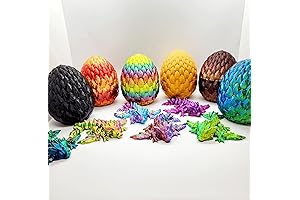 MADE IN USA Mystery Large Dragon Egg and Articulated Dragon - 3D...
