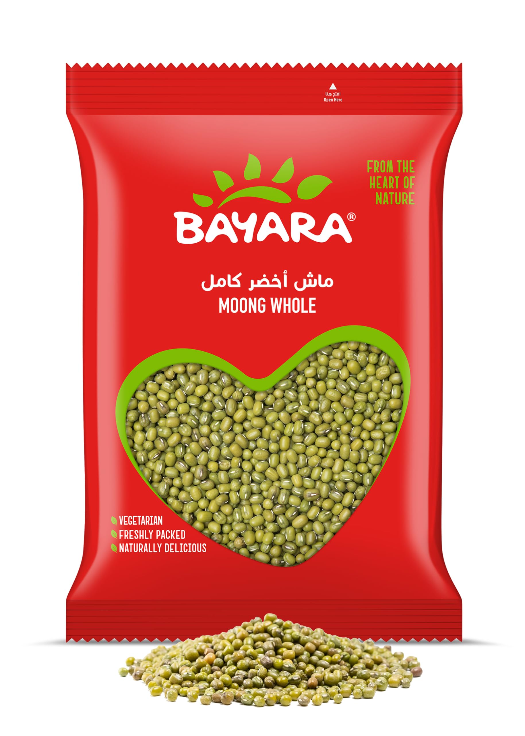 Bayara Moong Whole, 1Kg, Green