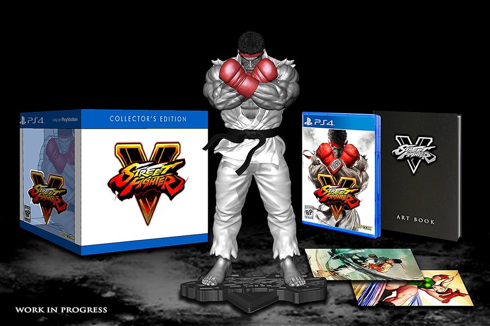 激レア！美品【S4 × STREET FIGHTER V】 Ryu ★ 2BA Street Fighter V Collector's Edition - PlayStation 4
