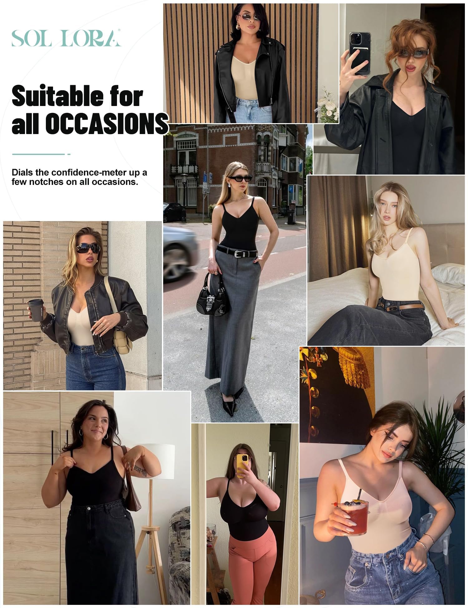 Bodysuit Shapewear for Women Seamless Body Shaper Tummy Control Snatched Waist Butt Lifter Sculpting Full Body Suit