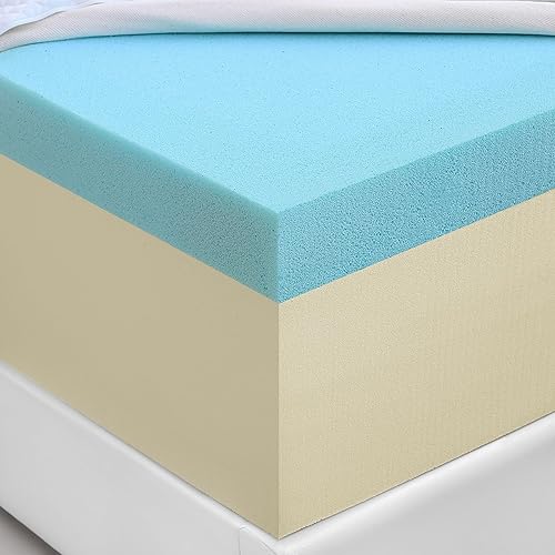 Miniatura 9 de Furinno Tidur - Colchón de espuma viscoelástica de gel refrescante, 12 pulgadas, tamaño individual