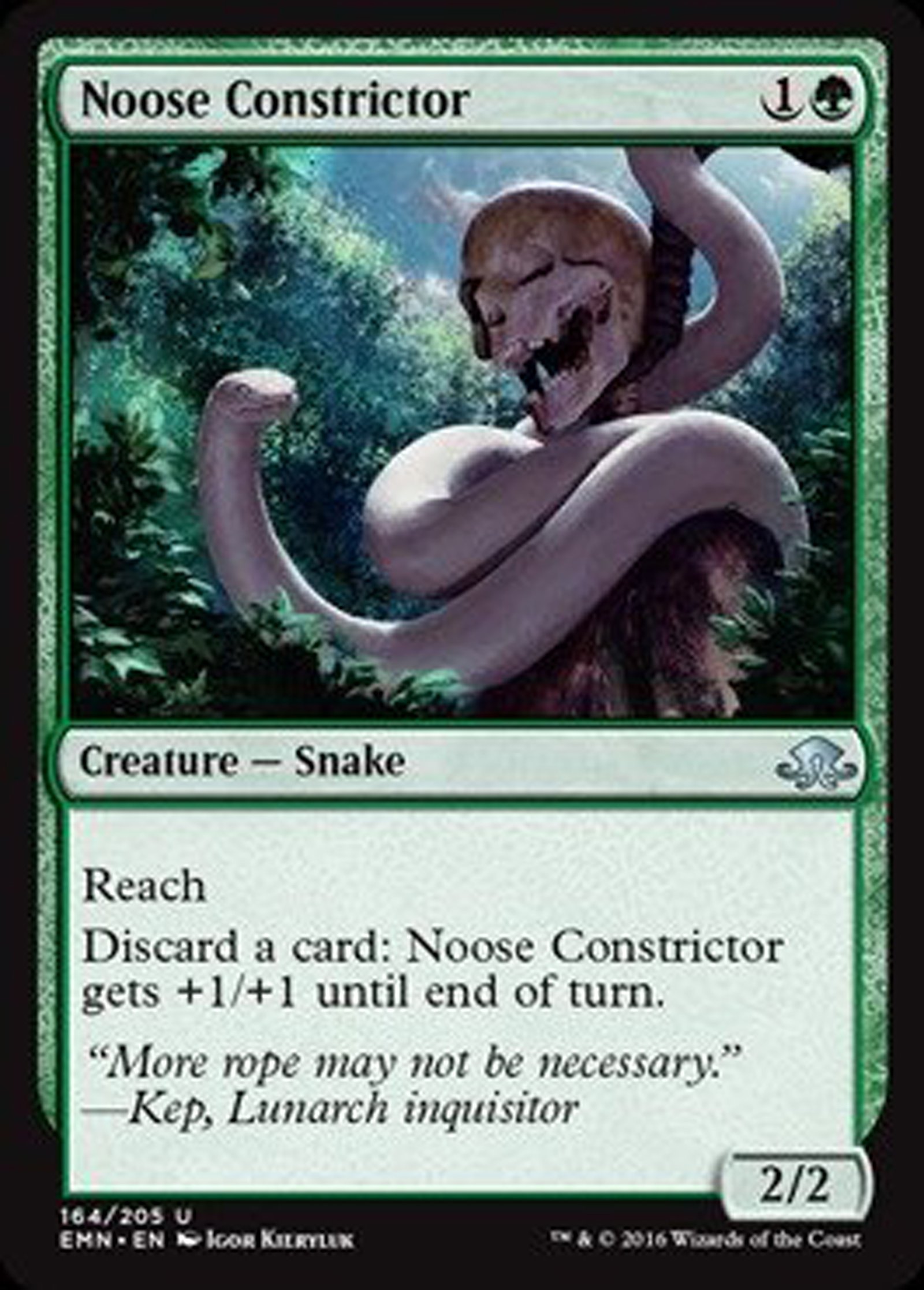 Magic: the Gathering - Noose Constrictor (164/205) - Eldritch Moon