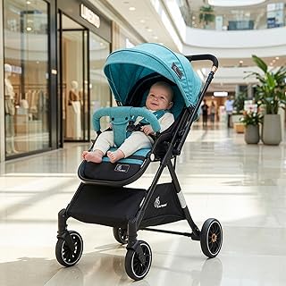 R for Rabbit Street Smart Nova Stylish Baby Stroller | Pram with Reversible Handle, One Hand Fold Mechanism for 0-3 Years ...