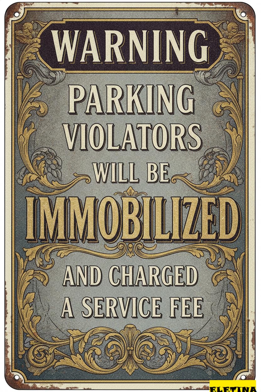 Personalized Sign for Man Cave Warning Parking Violators Metal S Warning Home Decorative S Safety Warning Metal Tin Yard Road Street Gate Fence 8x12in Metal Quality Private Property